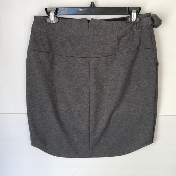 Line Dry Gray Skirt - Picture 2 of 8